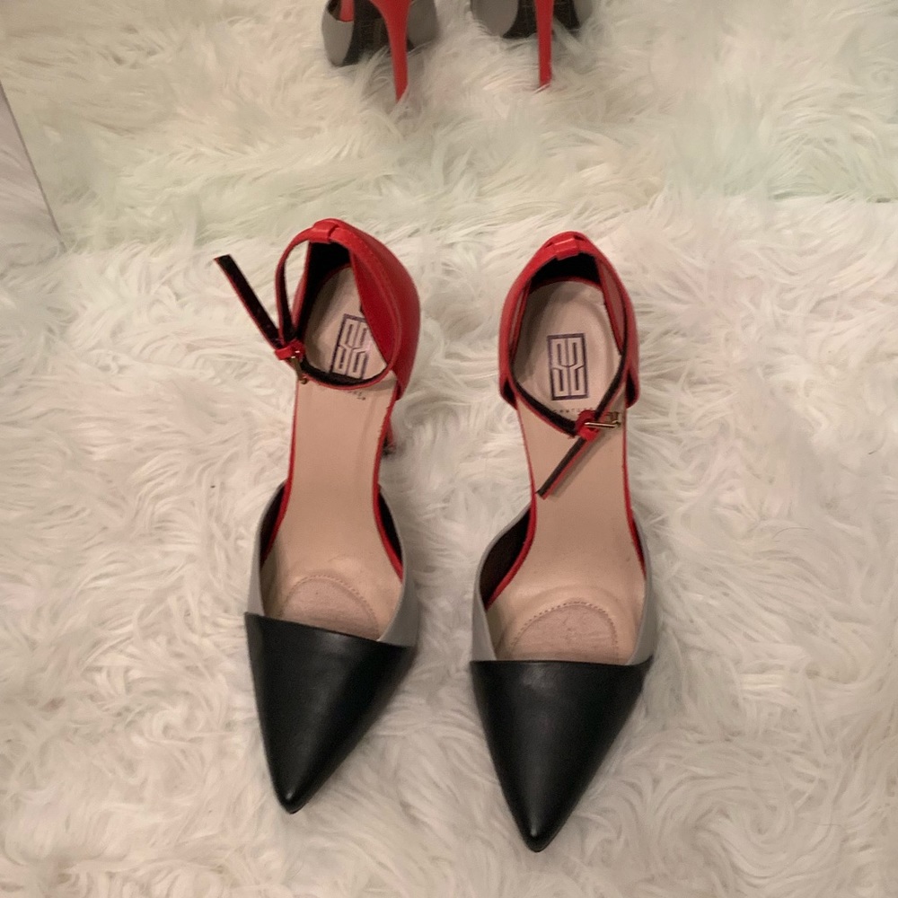Color block heels!